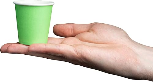 Miniatura 7 de GUSTO 3 onzas  300 vasos de papel pequeños, mini vasos desechables para enjuague bucal para baño, varios colores (paquete anteriormente cómodo)