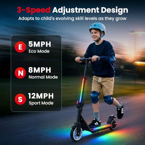 Image of iScooter IK3 Serious Electric Scooter for Kids Aged 6-12