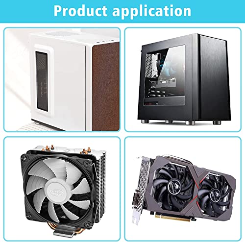 Image of Magnetic PC Case Dust Mesh Filter, 240 x 120mm Fan Cooling Cover, 4 Pack