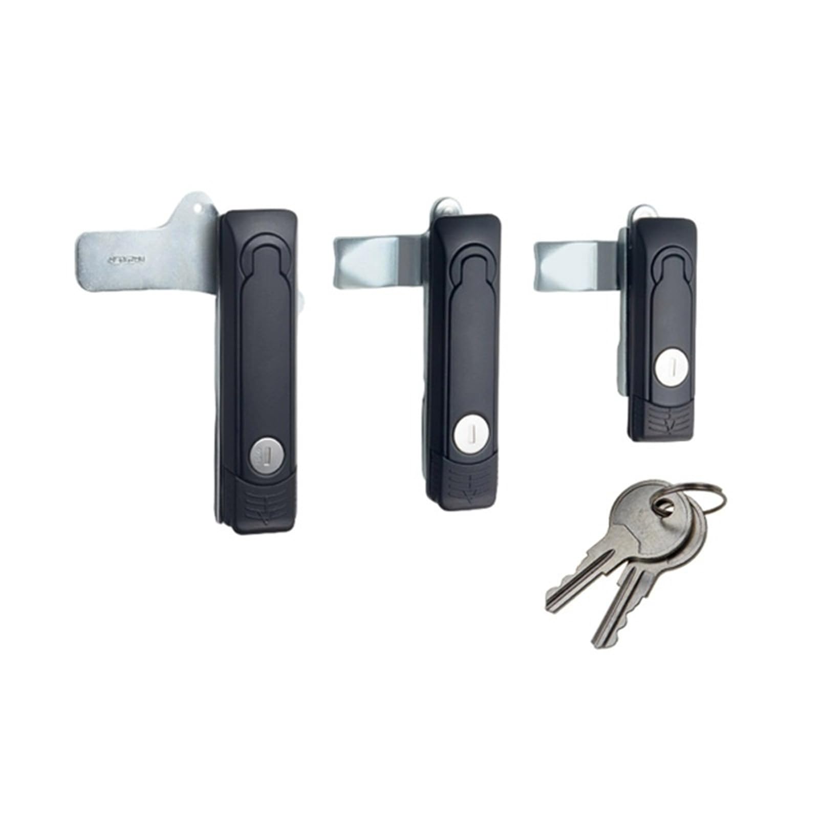 WQGQPXOB Zinc Alloy Distribution Cinet Lock Flat for Commercial Industry Electrical Doors and Box Security 1Pcs(Large size)