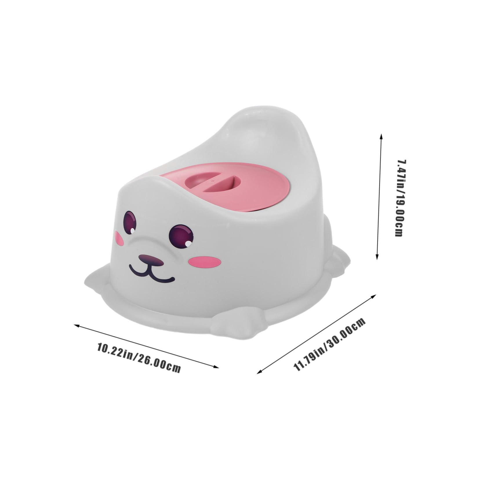 HANABASS Convenient Toilet Potty Training Chair Seal Boys and Girls Toilet Seat Anti-Skid Design