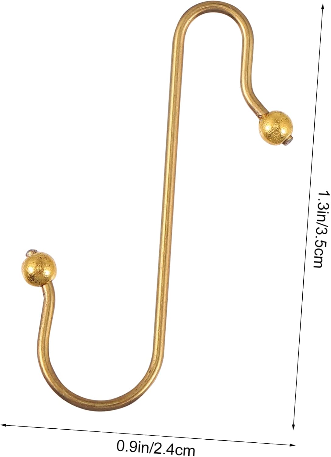 Christmas Ornament Hooks: 40Pcs S Shaped Metal Hooks Multi Functional Decorative Hangers for Holiday Tree Decoration Stockings Balls Party