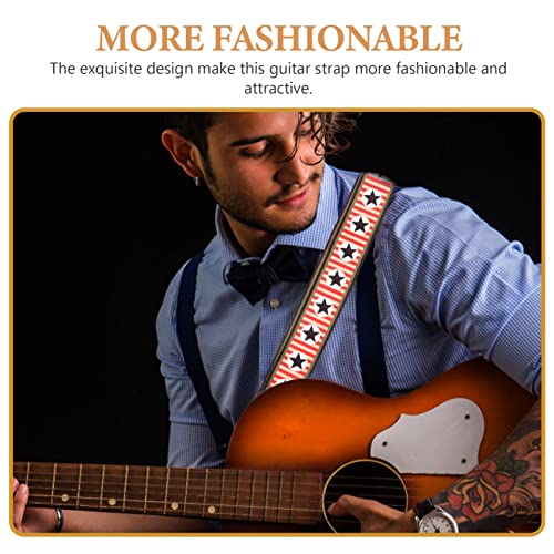 SUPVOX Bandoulière De Guitare Sangle de guitare STRAPE ÉLECTRIQUE COURRON DE GUITARE Accessoire De Guitare - Les Beatles, Paul McCartney, John Lennon, RIngo Starr, George Harrison SUPVOX Bandoulière De Guitare Sangle de guitare STRAPE ÉLECTRIQUE COURRON DE GUITARE Accessoire De Guitare – Image 3