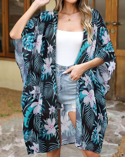 Image of Swimsuit Coverups for Women Sarong Beach Bikini Wrap Sheer Short Skirt Chiffon Scarf for Swimwear
