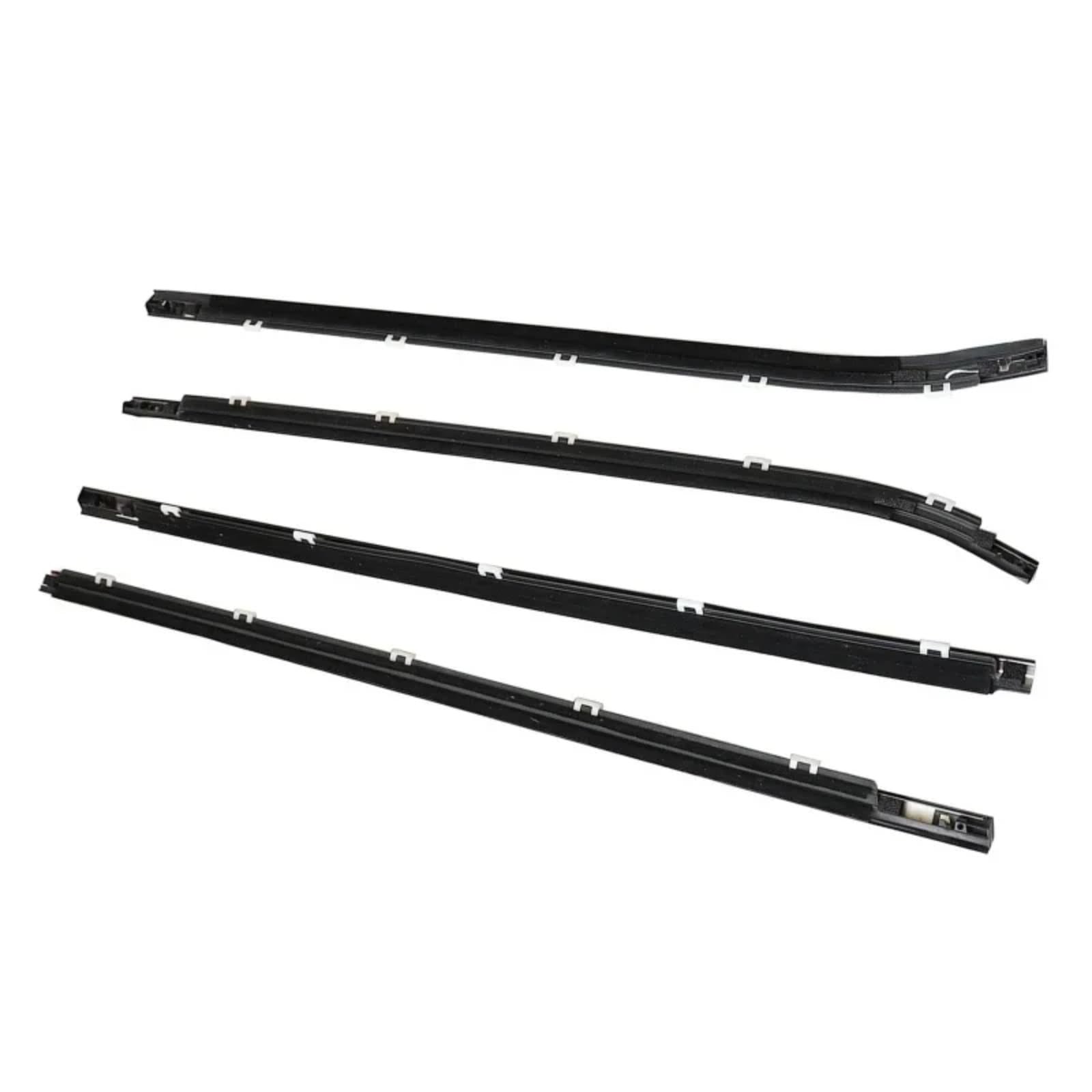 Tudexx One Color Car Weather Stripping Compatible With Hyundai For I30 2008-2011 4Pcs Car Window Glass Window Seal Moulding Trim 822102L000