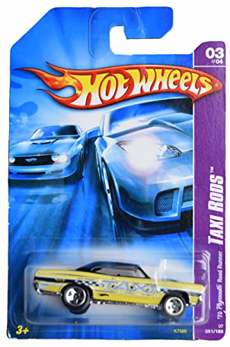 Hot Wheels 1:64 Plymouth Road Runner Taxi Rods