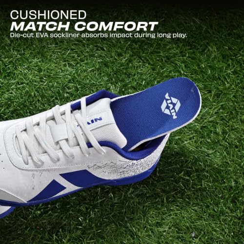 Image of Nivia Bounce Cricket Shoes | Mesh & TPU Upper | Cushioned EVA Insole | Durable PVC Outsole | Cricket Shoes for Men | Lightweight| Sports Shoes