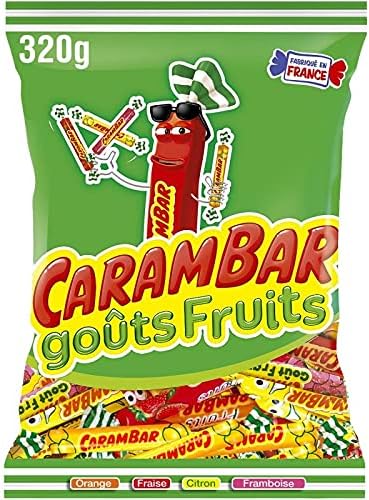 Carambar - 320G Fruits - Lot of 4 - Price Per Lot - Fast Delivery