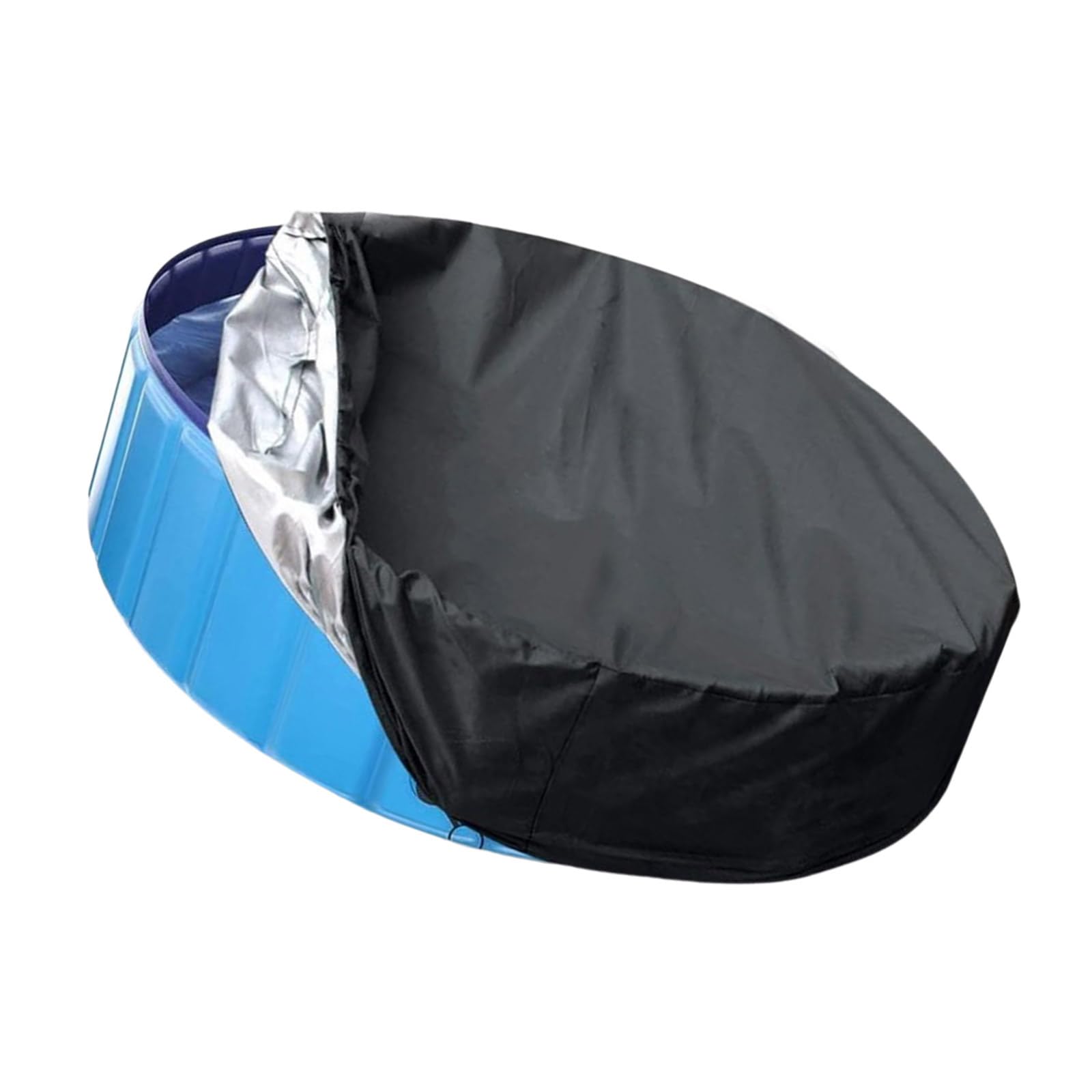 Filet de piscine rond hiver 182 cm noir filet de sécurité anti feuilles jardin