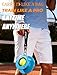 VAIIO Professional Tennis Trainer - Full Metal Portable Solo Rebounder with 3 High-Elastic String Balls, Ideal for Adults, Kids, Beginners & Advanced Players (Blue)