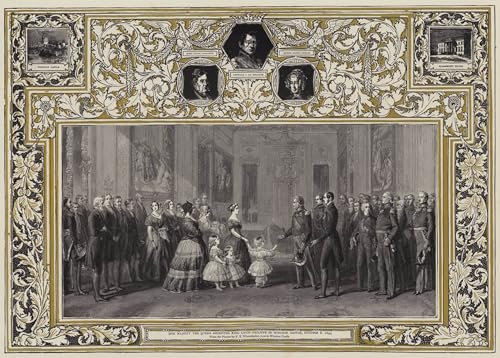 Imprimé Sur Toile Reine et roi Louis Philippe pour une décoration de bureau élégante 60x90cm