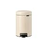 Bremermann Poubelle Salle De Bain 6L Murale - Couvercle Basculant - Gris - Design Allemand