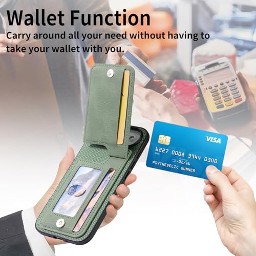 Pochette portefeuille pour iPhone 17 Pro Max antichoc avec zip SDL - 5