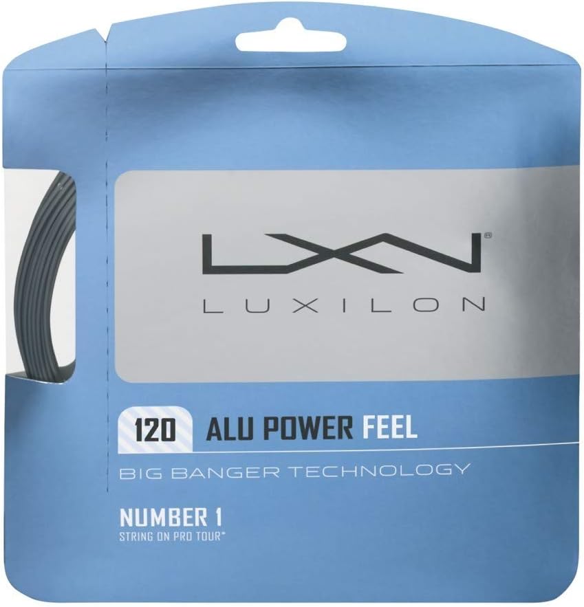 Big Banger ALU Power Feel 17 Gauge - 120 Polyester (Poly) Tennis Racquet String 2-Pack (2 Sets Per Order)