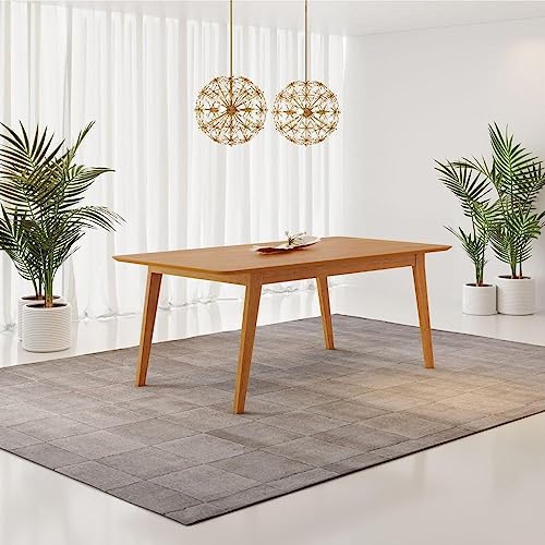 Mesa de Jantar Retangular 6 Lugares Elegance Cinamomo