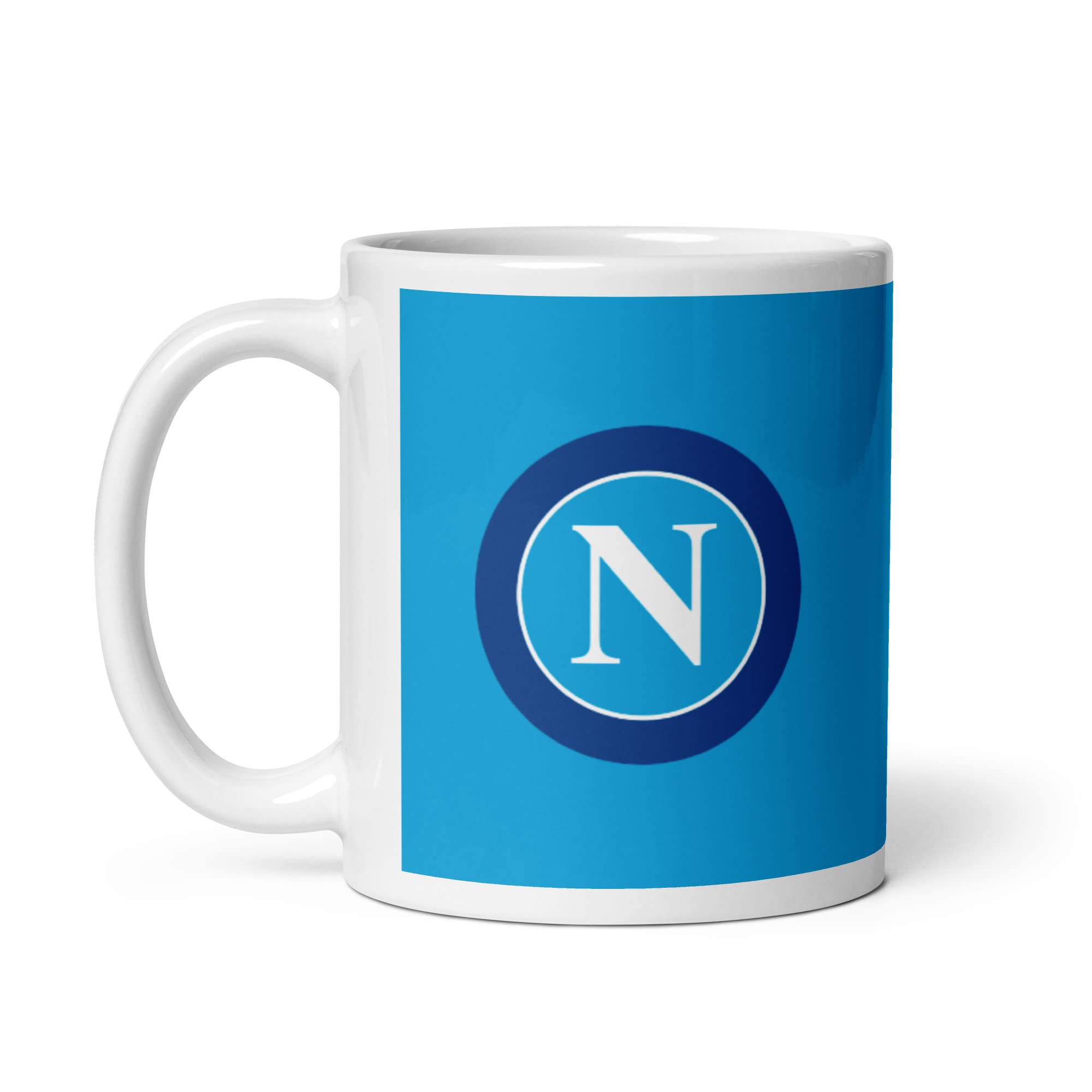 PENGUIN PRINTSPENGUIN PRINTS Napoli Mug, Napoli Football Club Logo Printed On Ceramic Coffee Mug & Tea Cup Gifting Item for Seria A, Napoli Followers 350 Ml