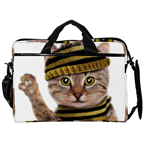 Funda portátil 14 pulgadas de gato ideal para la universidad y oficina