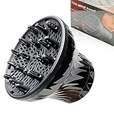 GTIPPOR Universal Hair Dryer Diffuser Attachment for Curly Hair and Natural Wavy Hair Styling Fits 99.9% Blow Dryer Nozzle 1.4 inch to 3.14 inch