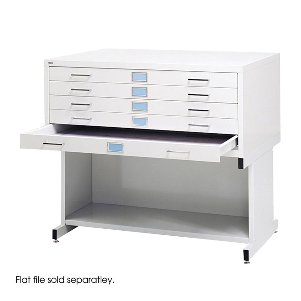 Safco Products Flat File High Base for 5-Drawer 4994WHR Flat File, Sold Separately, White