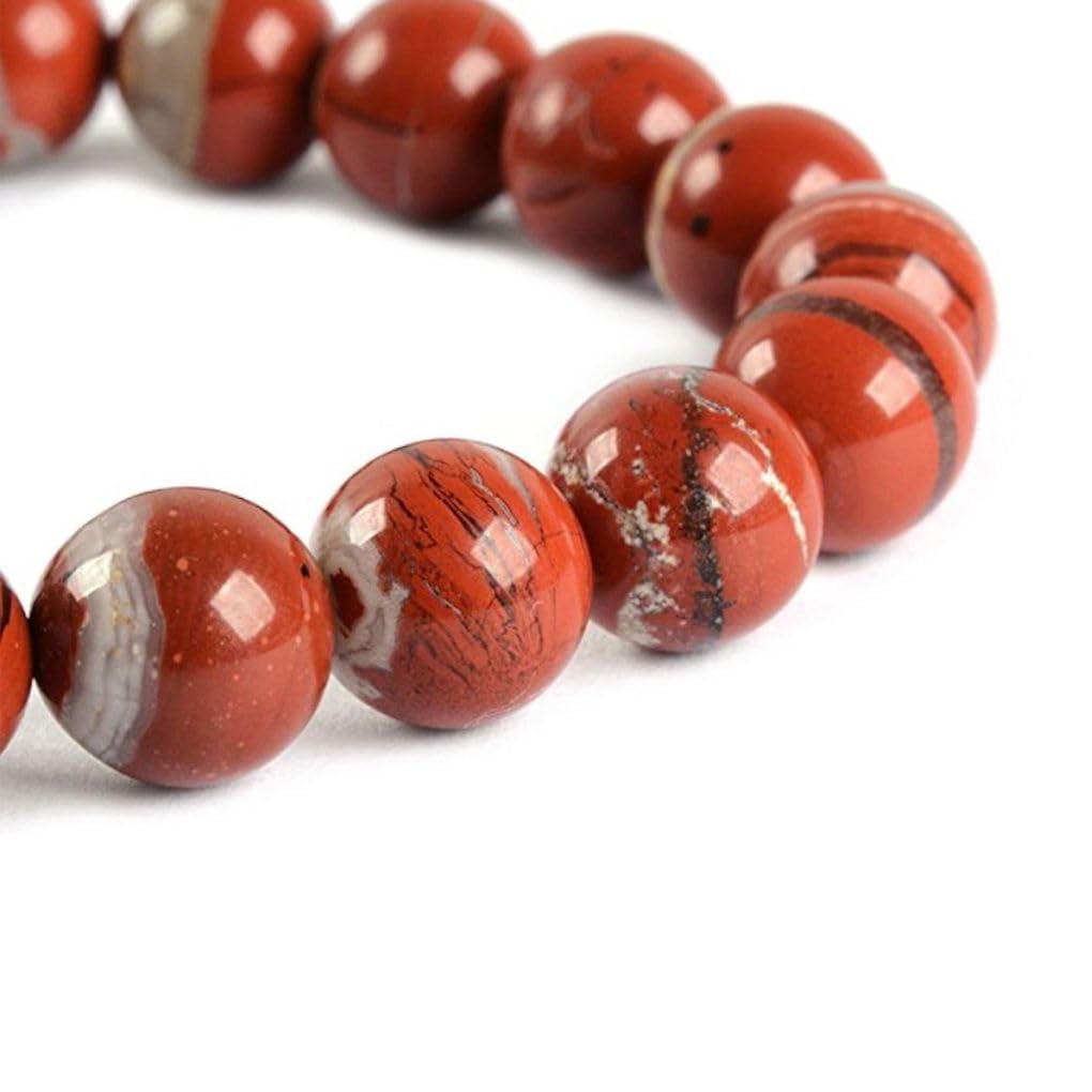 180pcs Adabele Natural Red River Jasper Gemstone 4mm (0.16 inch) Round Beads