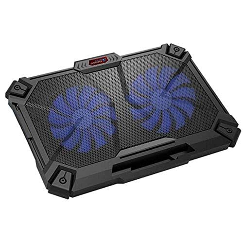 Notebook Kühler Auspuff Typ Seitensauger Computer Standfuß 15,6 Zoll - Schwarz