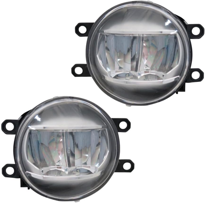 For Toyota Highlander 2020 2021 2022 2023 Fog Light Assembly Driver Side | Front | LED | Round | Replacement For LX2592113 | 812200E030, 8122048051