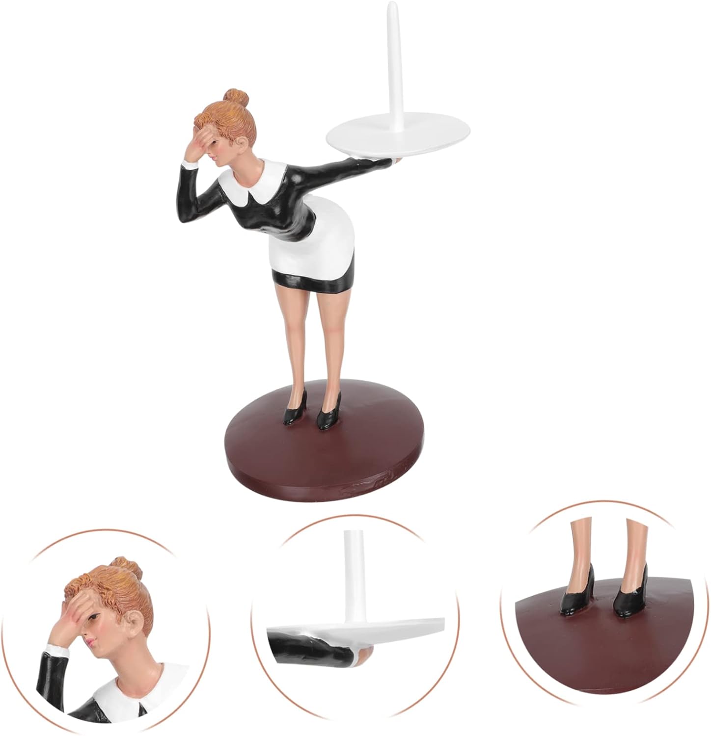 Creative Industrial Style Vertical Roll Paper Holder Tissue Storage Rack for Home Kitchen Bathroom Office Practical Upright Design Fits Decorative Napkin Organizer