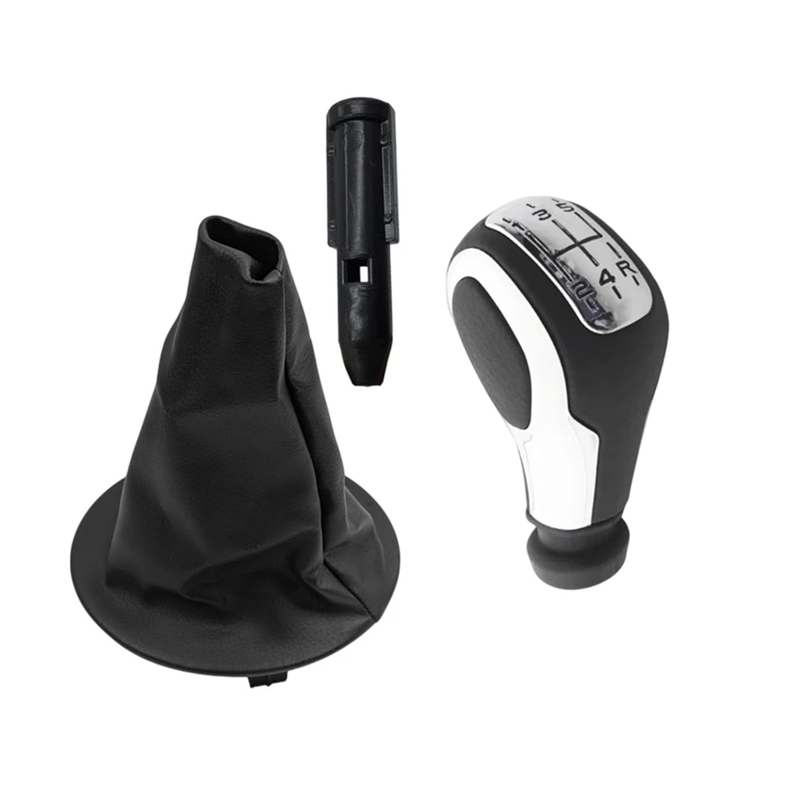 Valtorencia Gear Shift Knob Cover,Fit for Citroen, Berlingo/Peugeot Partner 2008-2018 Gaiter Boot Shift knob Handle(B0362K0066K0068)