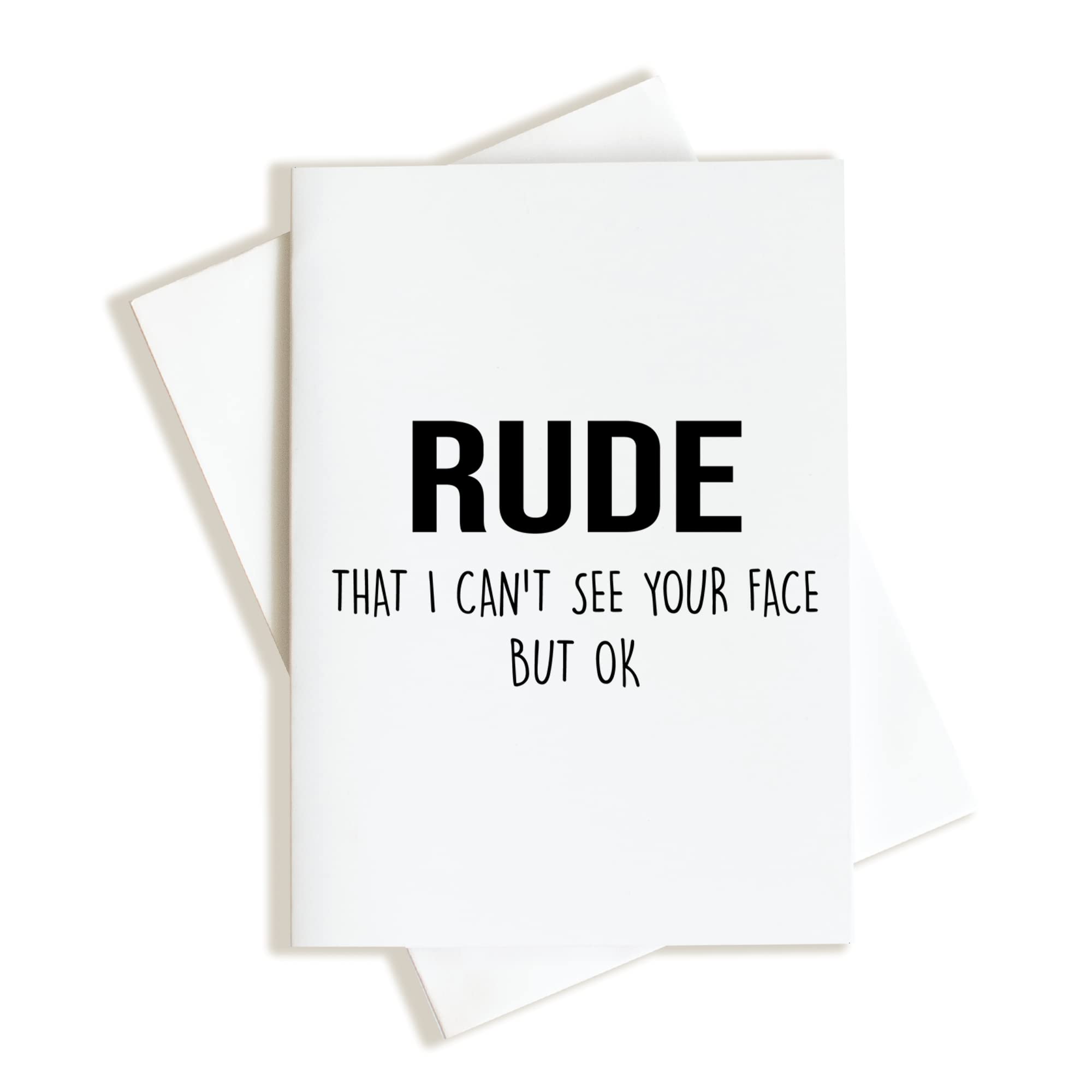 Amazon.com : Funny Miss you Card for Best Friend, BoyFriend, Long Distance  Relationship Card (5x7 inch Greeting Card on Matte Cardstock with Envelope)  : Office Products