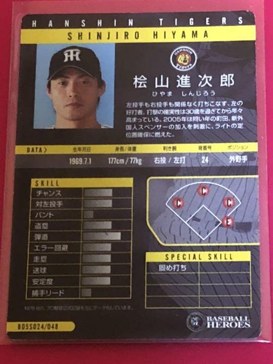 桧山進次郎　100枚限定　オールスター 桧山進次郎 100枚限定 オールスター