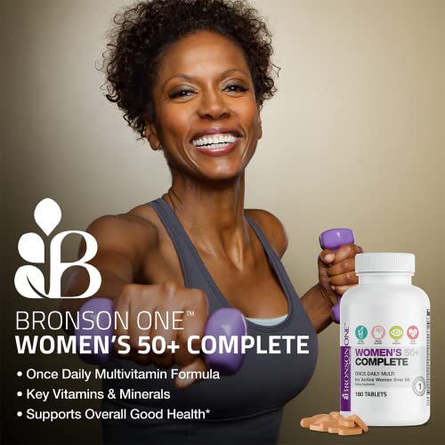 Bronson ONE Daily Women’s 50+ Complete Multivitamin Multimineral, 180 Tablets - Image 4
