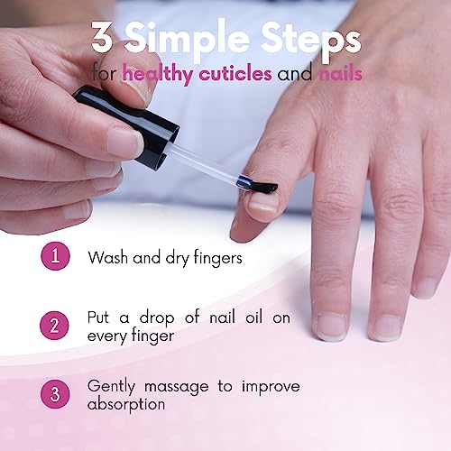 Cuticle Oil For Nails Moisturizing And Repere Cuticles - Soft Vanilla Fragrance - Professional Nail Treatment For Cuticles, Revitalizes And Freshness Dry Cuticle And Irritated Skin #TOP2