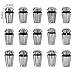 Genmitsu 15PCS ER11 Precision Spring Collet Set for CNC Engraving Milling Lathe Chuck Tool, 1.0mm-7.0mm & 1/4