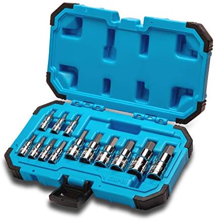 Capri Tools Hex Bit Socket Set, Metric, Advanced Series, 13-Piece