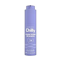 Chilly, Crema Intima Idratante, con Vitamina B3 e Acido Ialuronico, Azione Nutriente e Rigenerante, Idratazione Profonda,Texture Ricca a Rapido Assorbimento, pH5, Ideale per Uso Quotidiano, 50 ml