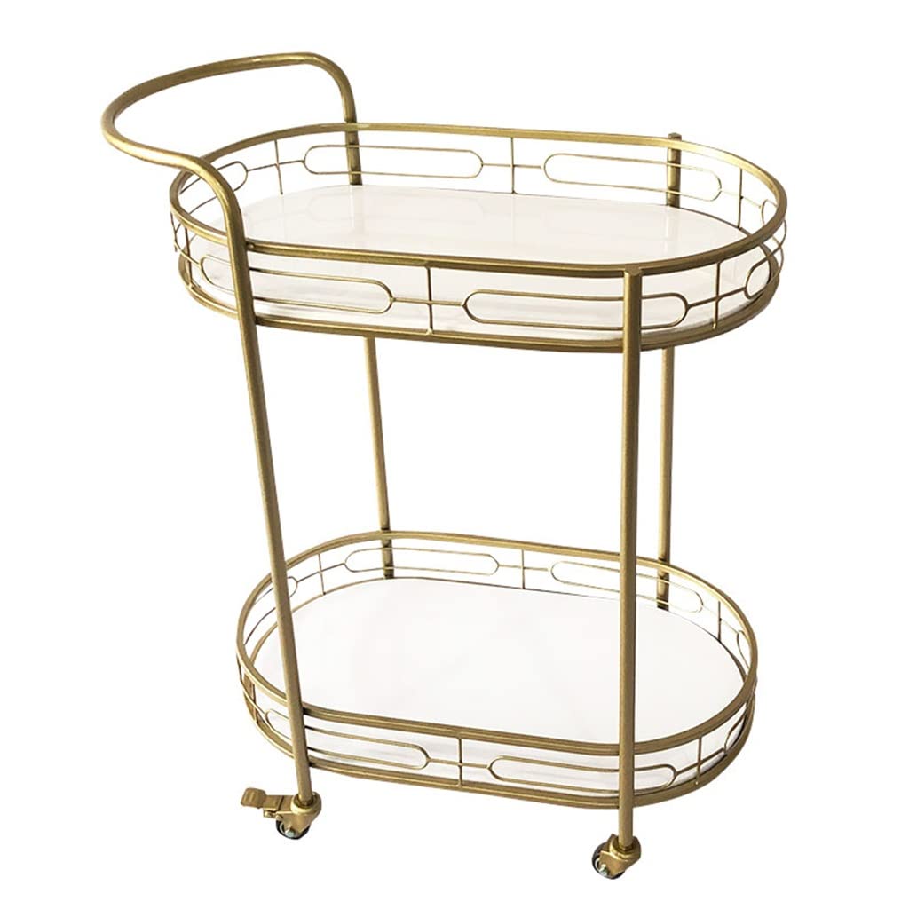Carrito de hierro resistente con camiones de mano móviles para entrega en hotel, camión de té comercial con casa club, servicio de sauna, bebida, estante de vino incluido