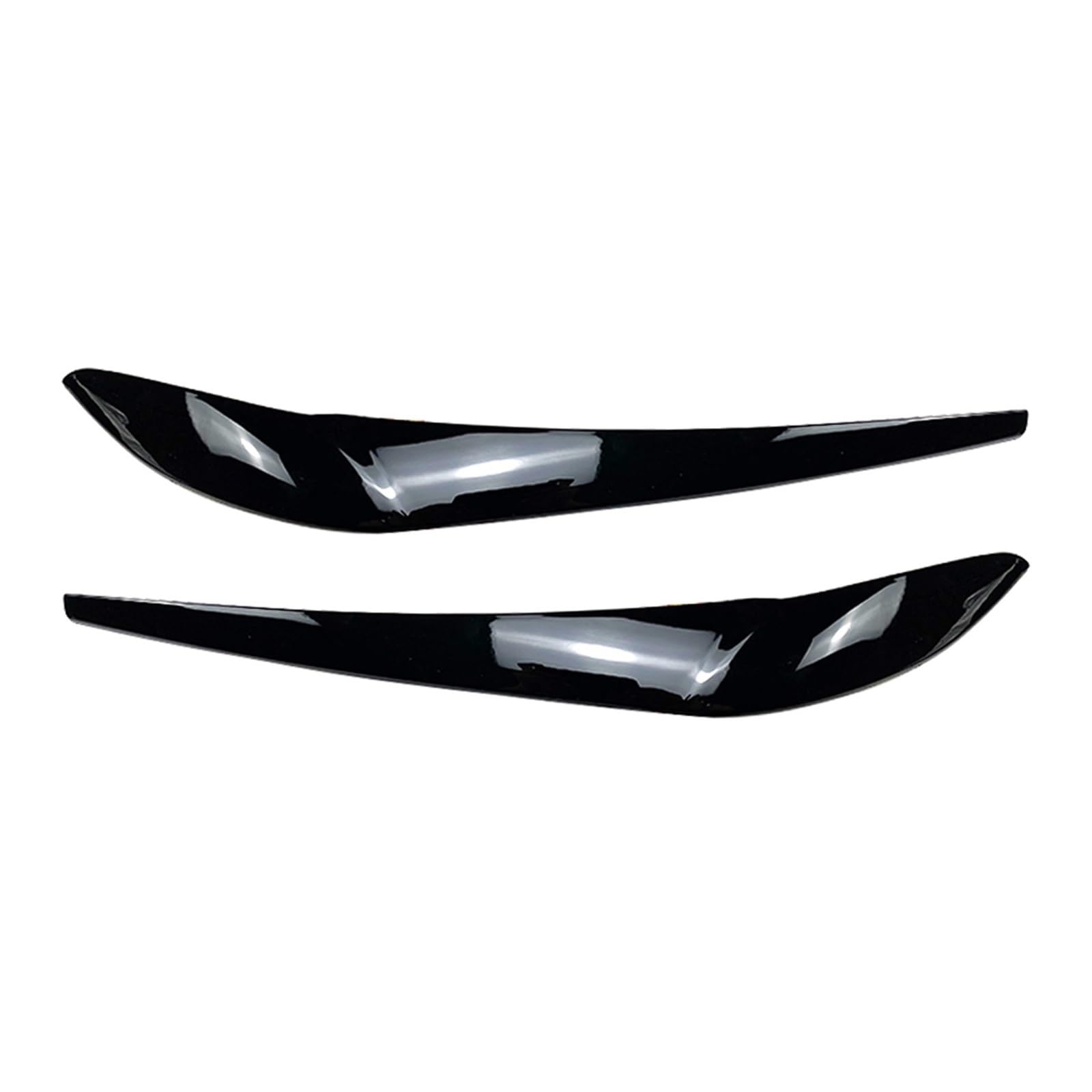 TMXM Scheinwerfer-Augenbrauen,für BMW X3 F25 X4 F26 2014-2017 Augenbrauen- Augenlid-Abdeckung, dekorative Zierleiste Autoscheinwerfer-Stirn,1 Pair Glossy Black