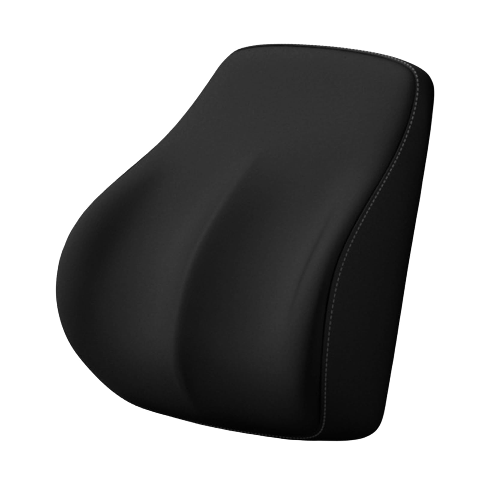 Homirty Lumbar Cushion for Car, Lumbar Support Cushion, Memory Foam Backrest, Lumbar Back Cushion, Office Chair Lumbar Cushion, Ergonomic Support with Memory Sponge (Black)