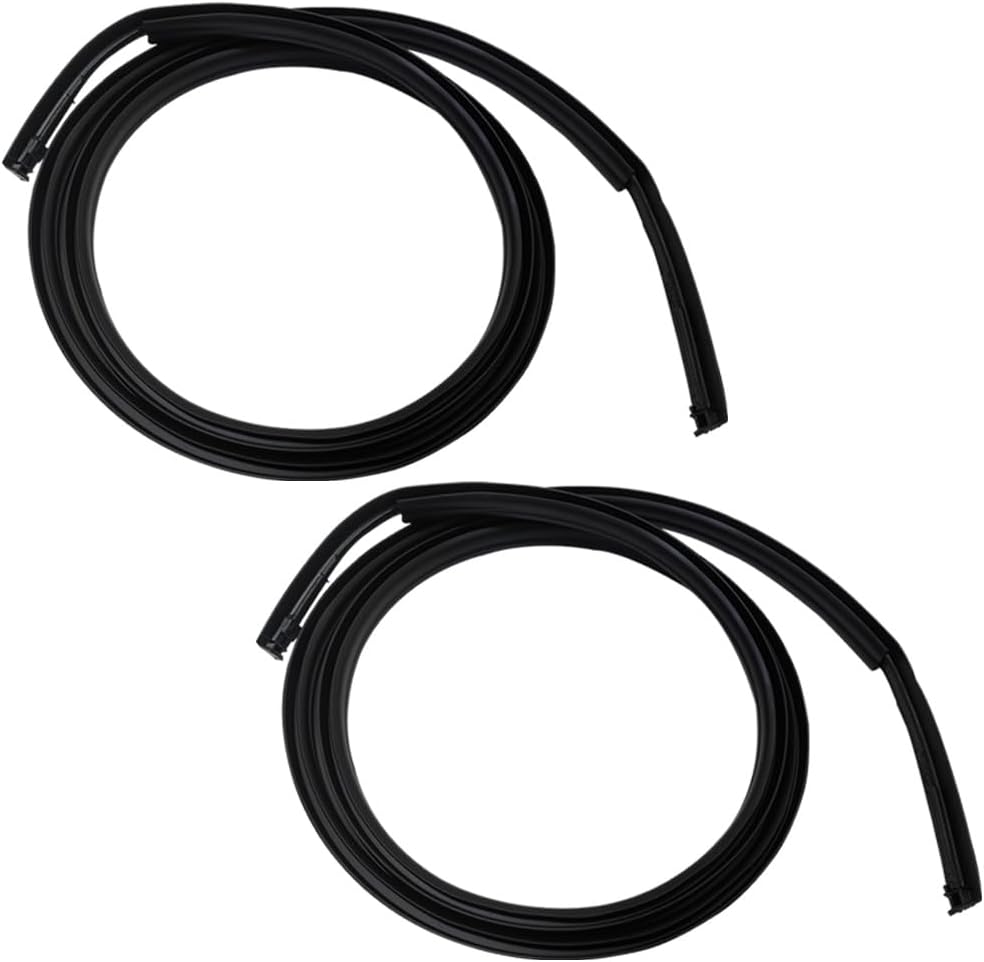 2PCS Roof Drip Molding Strips Left and Right Side Compatible with Toyota Yaris Hatchback 2006 2007 2008 2009 2010 2011 Roof Molding Drip Weatherstrip Replacement for 75551-52130 7555152130