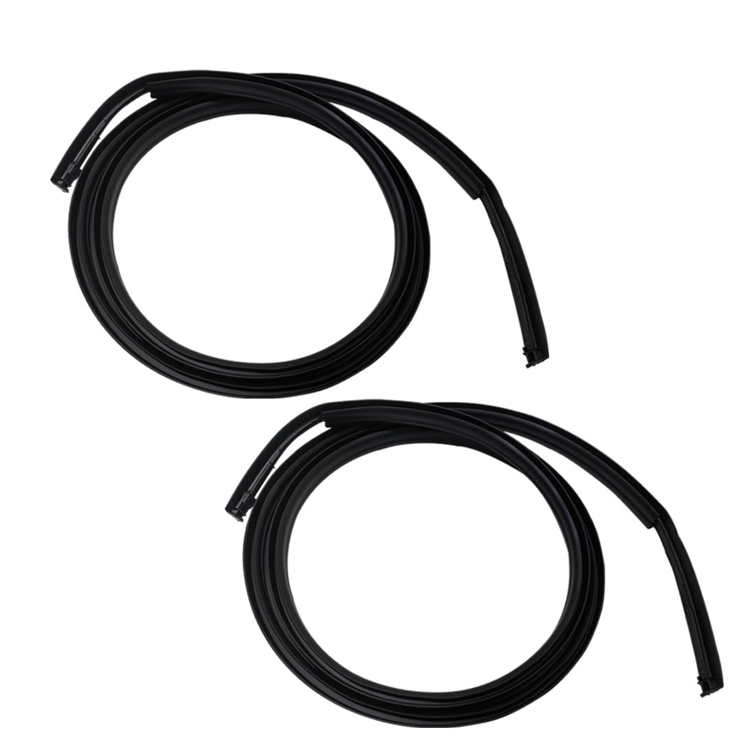 2 tiras de moldeo por goteo para techo izquierdo y derecho compatibles con Toyota Yaris Hatchback 2006 2007 2008 2009 2010 2011 repuesto para moldura de techo para 75551-52130 7555152130