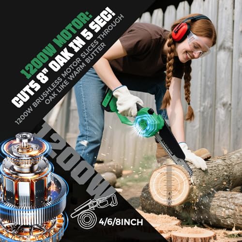Image of 2-in-1 Electric Pole Saw for Tree Trimming For Branch Cutting