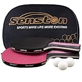 ping pong racket vector free ✪5 Capas de álamo: mejor control sobre la velocidad del juego de tenis de mesa, lo que aumenta efectivamente la suavidad del tiro.