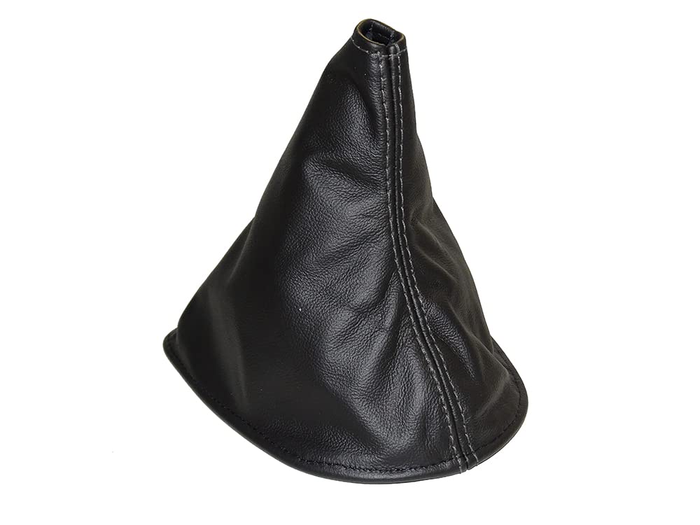 The Tuning-Shop Ltd Compatible with Shift Boot for Toyota Matrix MK1 E130 2003-2008 Leather Grey Stitching