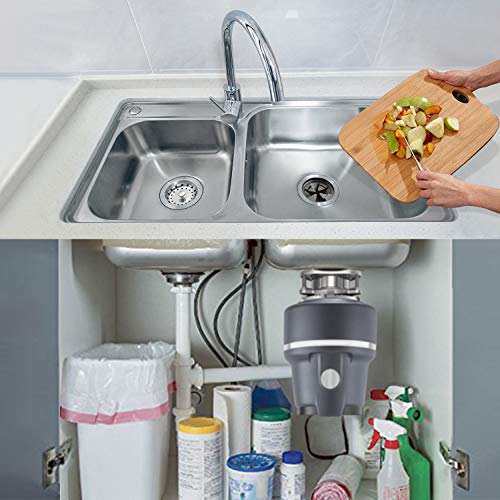 Kuyang 2 Pack Garbage Disposal Splash Guard Kitchen Quiet Collar Sink Baffle, Black Pure Rubber, Food Waste Disposer Accessories, 3.35 Inch In Diameter - Thumbnail 3