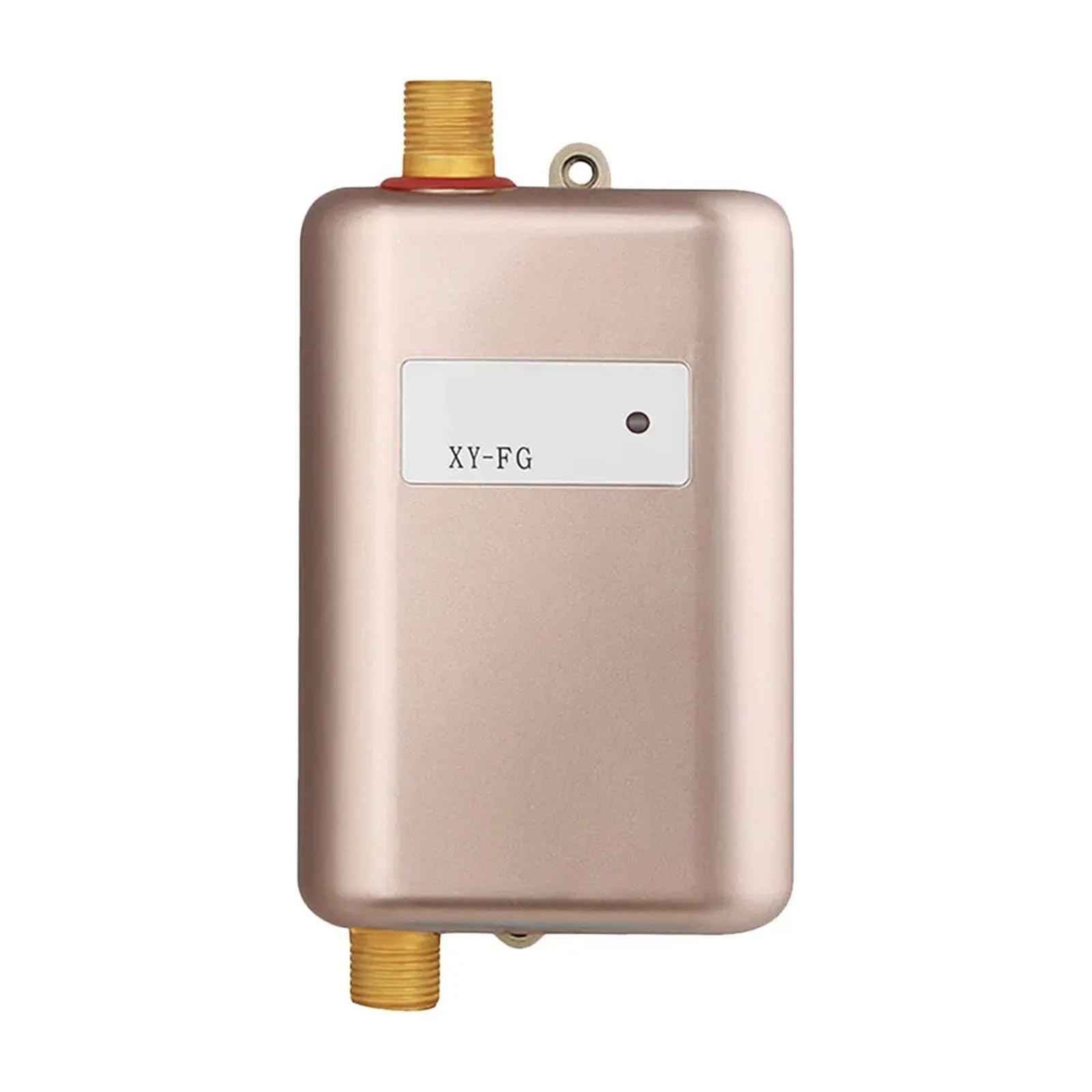 Elektryczny Podgrzewacz Wody Natychmiastowy Bojler Na Wodę Stal Nierdzewna 304 3800W 0,04Pa Do Prysznica/łazienki/mycia Kuchni Łatwy w użyciu(Golden)