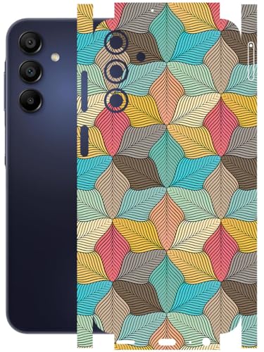 Image of AtOdds - Full Body Back Screen Guard Protector Film - Lamination Wrap Skin Sticker Compatible with Samsung Galaxy A15 (5G) | Scratchproof Matte Finish (Autumn)