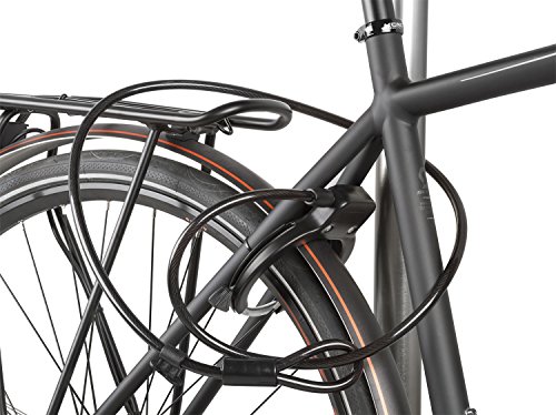 Cadenas avec câble loop M-WAVE rougir pour éviter le vol de vos accessoires de vélo - 3