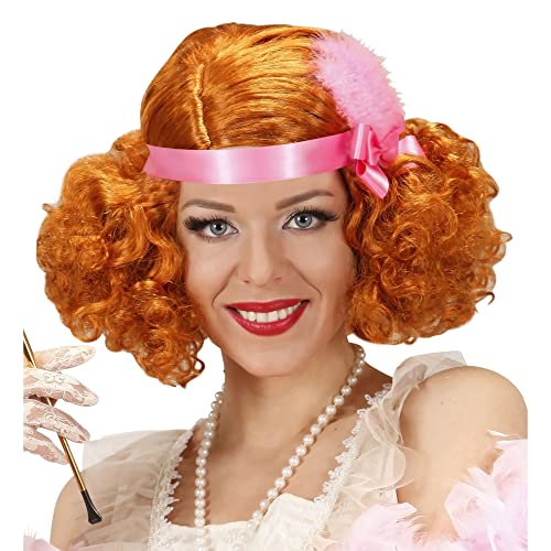 W WIDMANN Video Delta ? Perruque, années 1920 Charleston antidérapant, rouge