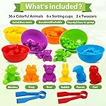 Counting-Animal-Matching-Games-Color-Sorting-Toys-with-Bowls-Preschool-Learning-Activities-for-Math-Educational-Sensory-Training-Montessori-STEM-Toy-Sets-Gift-for-Toddlers-Kids-Boys-Girls-Ages-3-4-5-6
