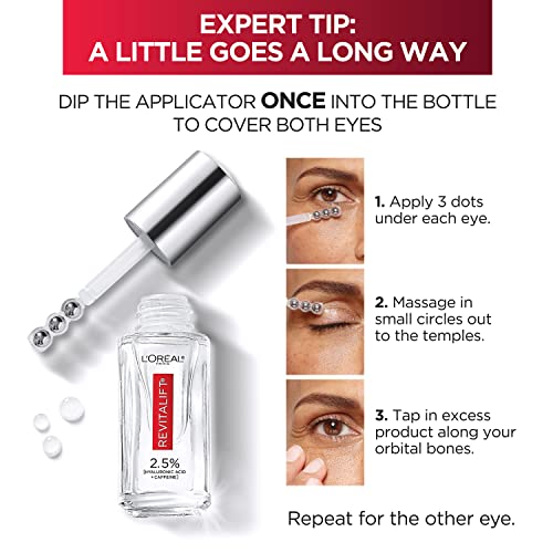 L’Oréal Paris L'Oreal Paris Revitalift Hyaluronic Acid + Caffeine Hydrating Eye Serum For Dark Circles thumb #6